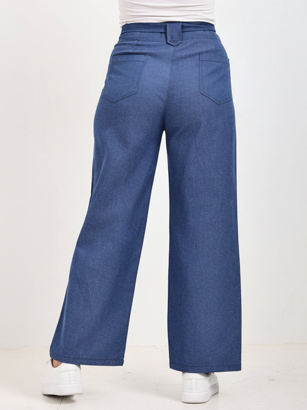 Fashionable Jeans Pants Straight Leg