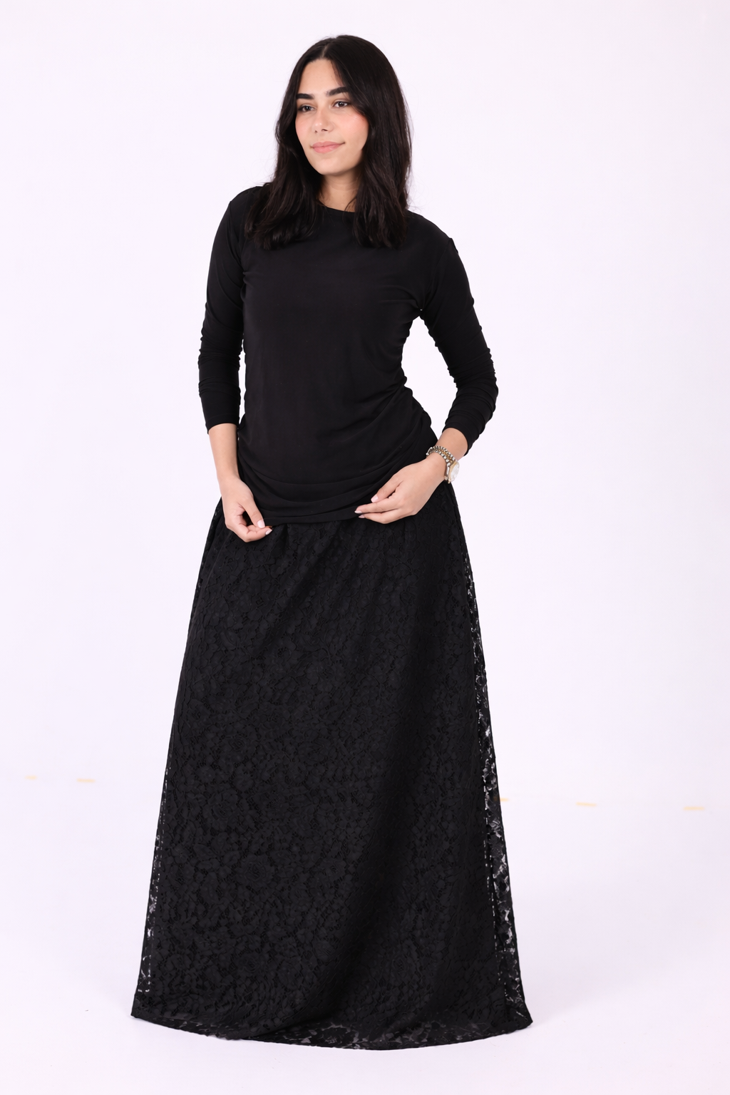 Long Dantil Skirt