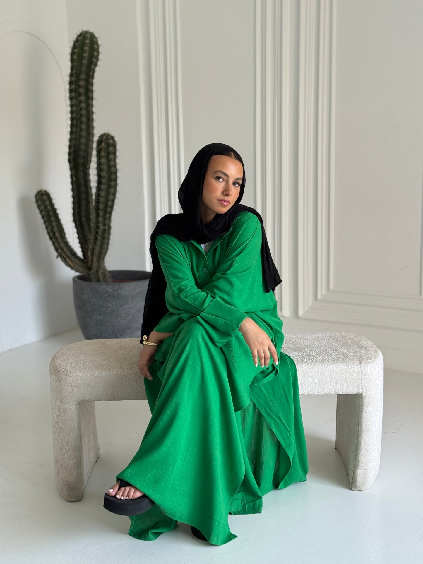 Linen Long Shirt