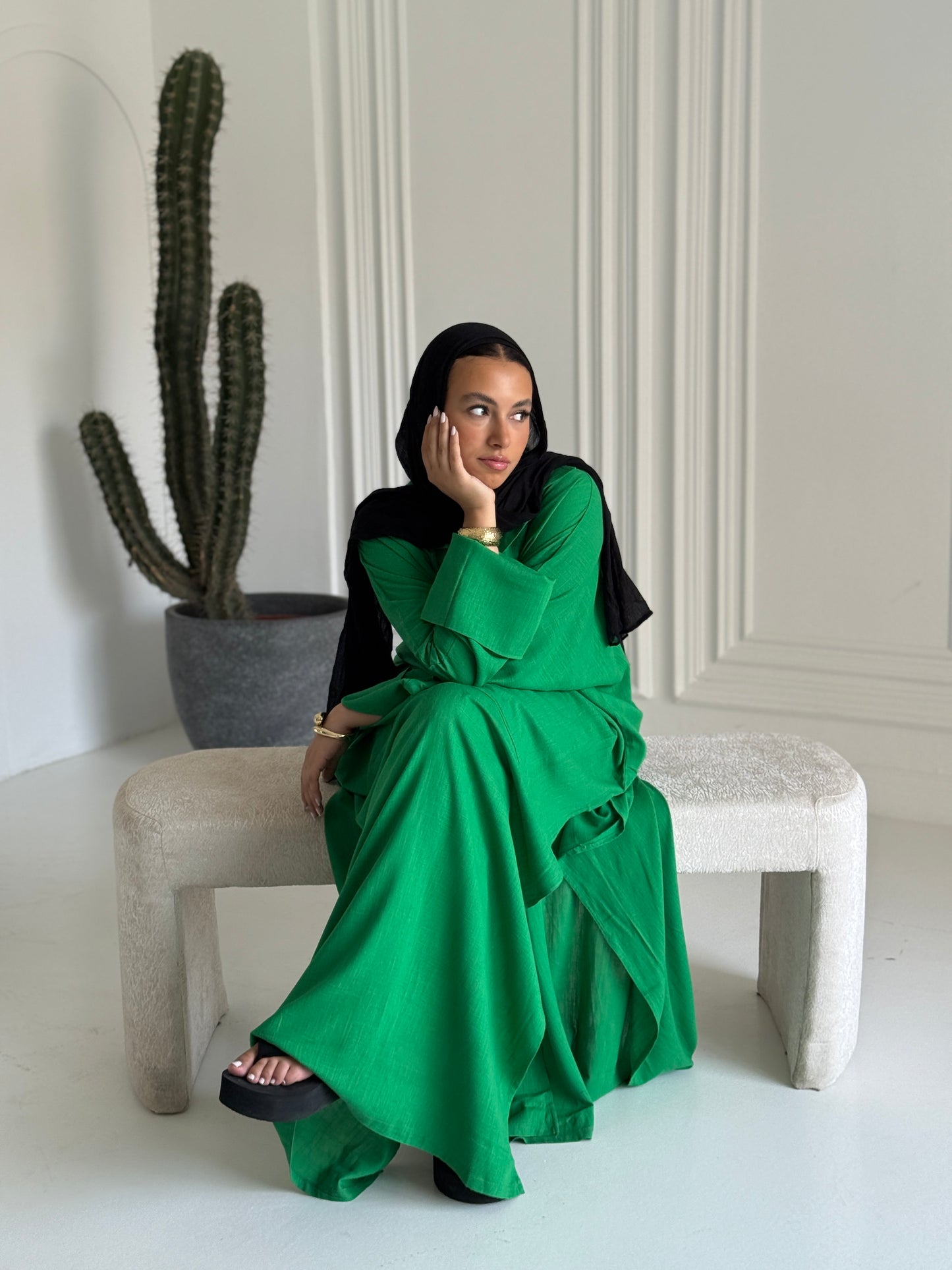 Linen Long Shirt