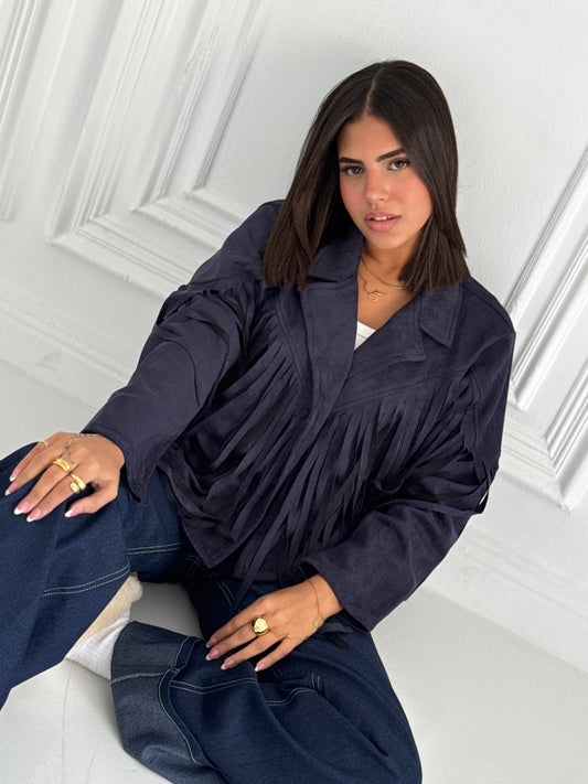 Fringed Suede Jacket