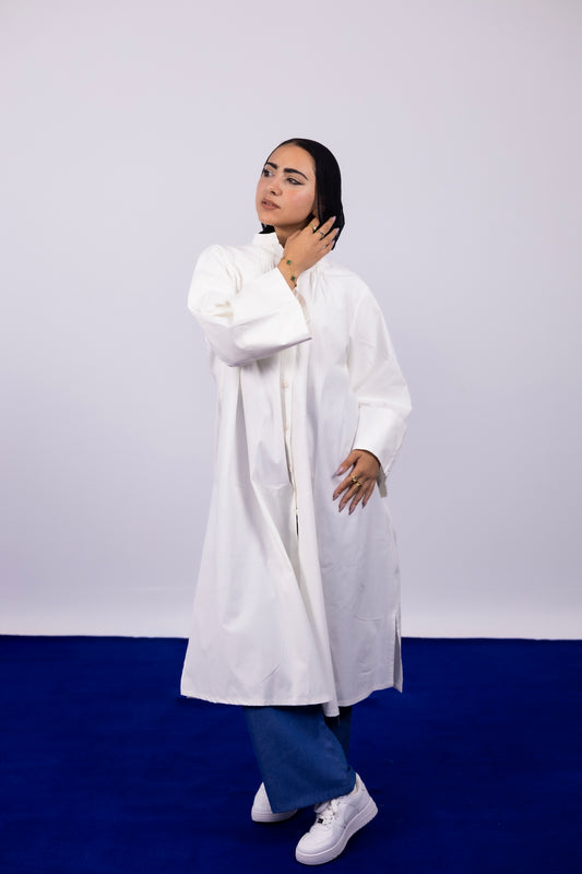 Long Poplin Shirt