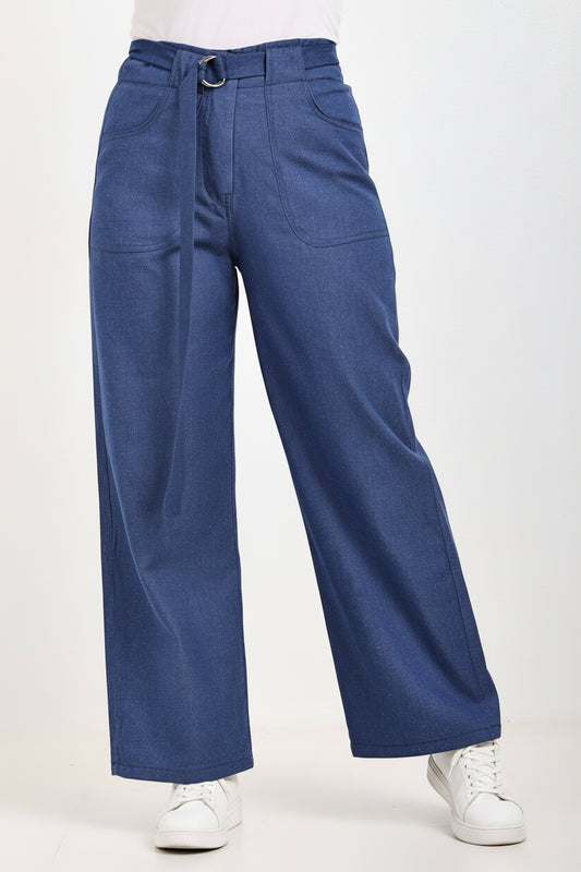 Fashionable Jeans Pants Straight Leg
