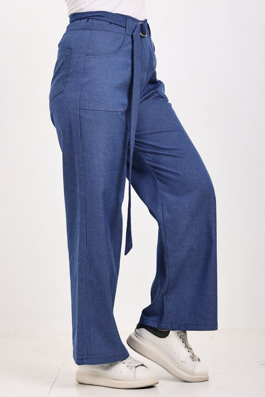Fashionable Jeans Pants Wide Leg