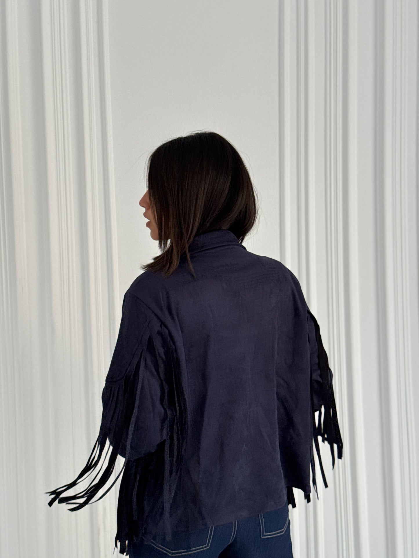 Fringed Suede Jacket