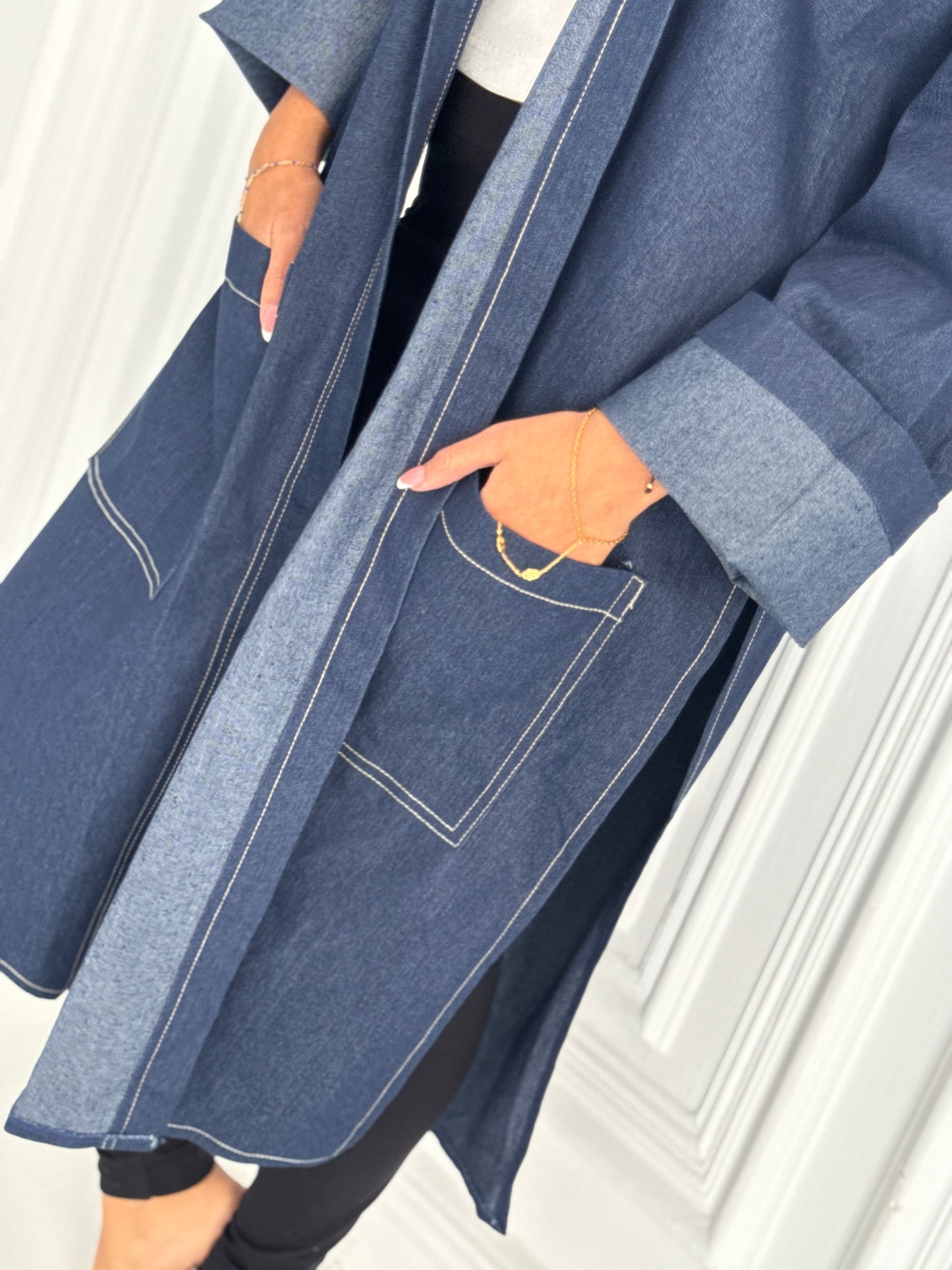 Blue Drift Shirt Dress