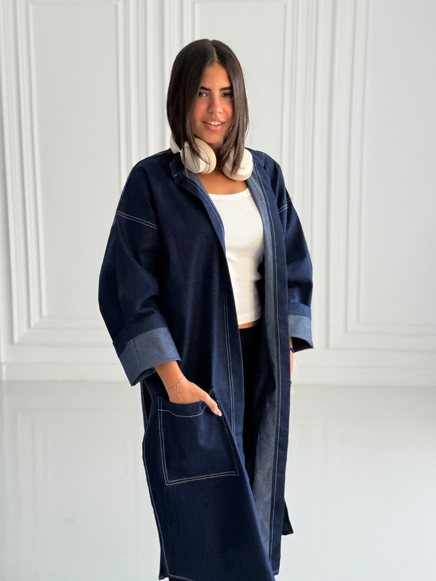 Blue Drift Shirt Dress