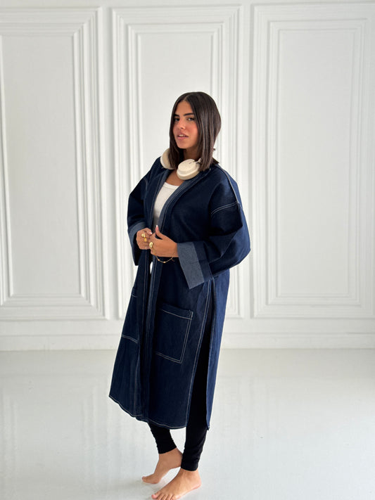 Blue Drift Shirt Dress