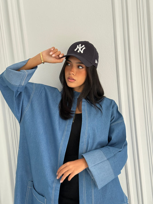 Blue Drift Shirt Dress